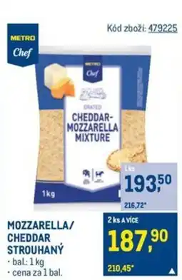 Makro Mozzarella/ cheddar strouhaný nabídka