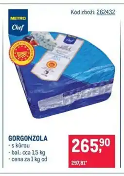 Makro Gorgonzola nabídka
