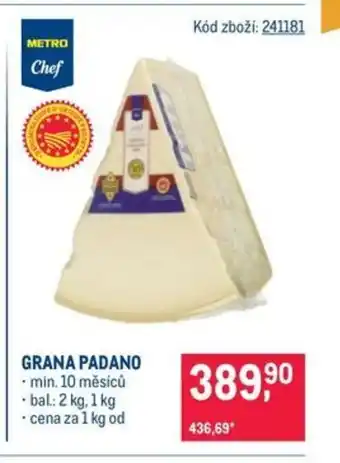 Makro Grana padano nabídka