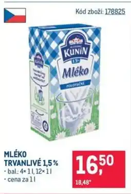 Makro Mléko trvanlivé 1,5% nabídka