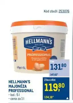 Makro HELLMANN'S Majonéza professional nabídka