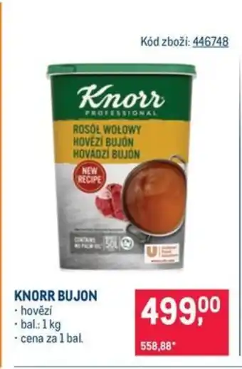 Makro KNORR Bujon nabídka