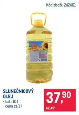 Makro Slunečnicový olej nabídka