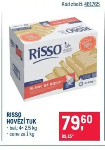 Makro RISSO Hovězí tuk nabídka