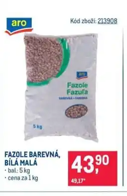 Makro Fazole barevná, bílá malá nabídka