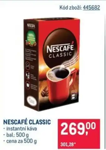 Makro NESCAFÉ Classic nabídka