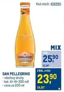 Makro SAN PELLEGRINO nabídka