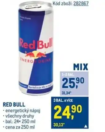 Makro RED BULL nabídka