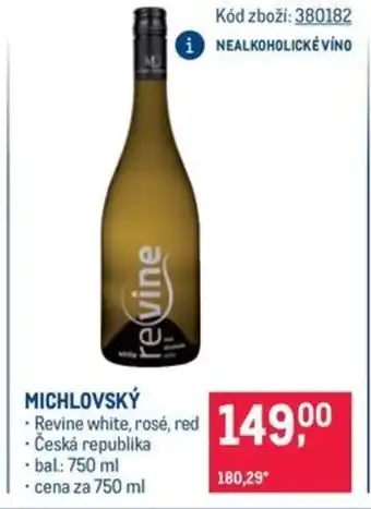 Makro Michlovský nabídka