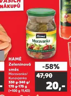 Kaufland Hamé moravanka nabídka