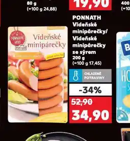 Kaufland Vídeňské minipárečky nabídka