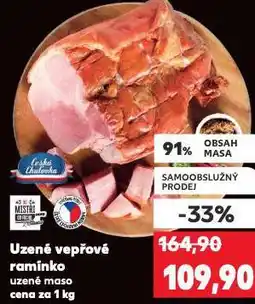 Kaufland Uzené vepřové ramínko nabídka