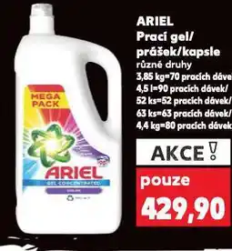 Kaufland Ariel prací prostředek nabídka