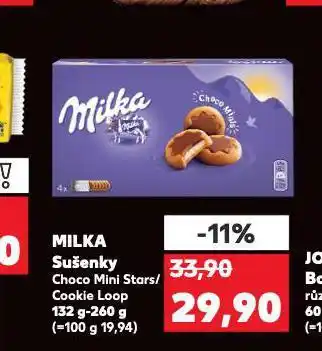 Kaufland Milka sušenky nabídka