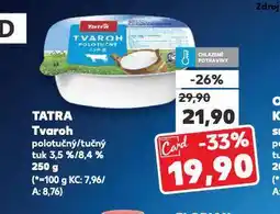 Kaufland Tatra tvaroh nabídka