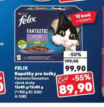 Kaufland Felix kapsičky pro kočky nabídka