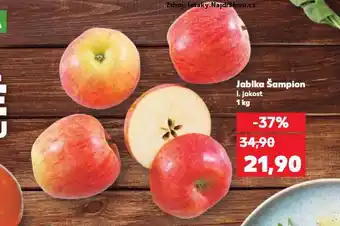 Kaufland Jablka šampion nabídka