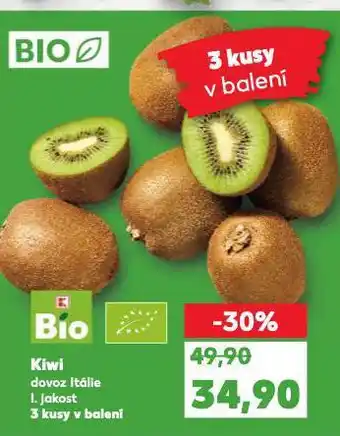 Kaufland Bio kiwi nabídka