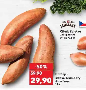 Kaufland Batáty sladké brambory nabídka