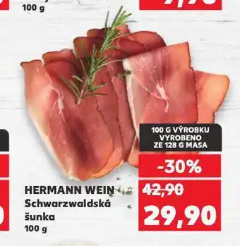 Kaufland Schwarzwaldská šunka nabídka