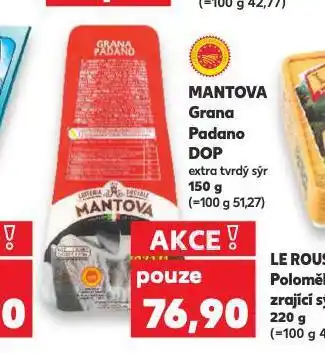 Kaufland Mantova grana padano nabídka