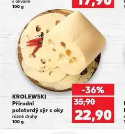 Kaufland Krolewski sýr nabídka