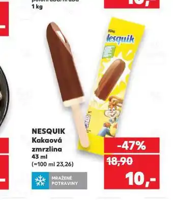 Kaufland Zmrzlina nesquik nabídka