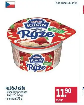 Makro Kunín mléčná rýže nabídka