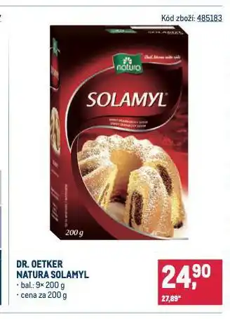 Makro Dr. oetker natura solamyl nabídka