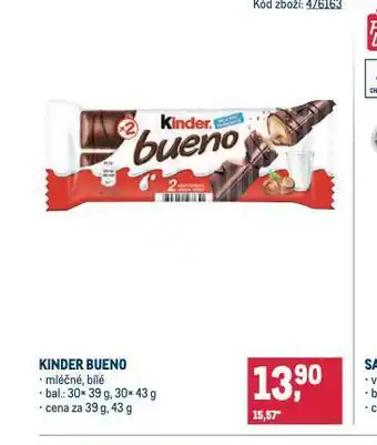 Makro Kinder bueno nabídka