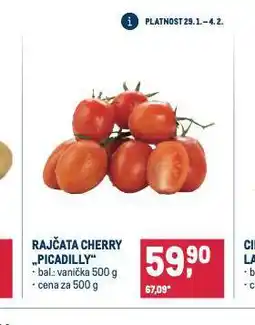 Makro Rajčata cherry nabídka