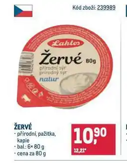 Makro Žervé nabídka