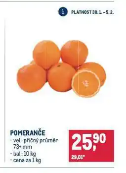 Makro Pomeranče nabídka