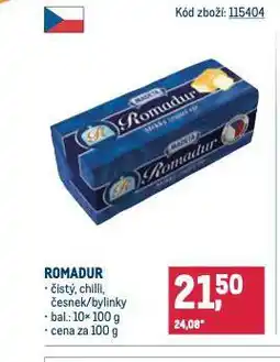 Makro Romadur nabídka