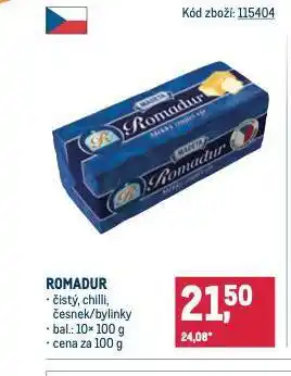 Makro Romadur nabídka