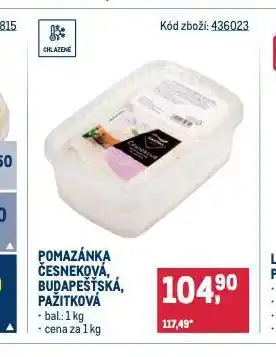 Makro Pomazánka pažitková nabídka