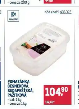 Makro Pomazánka budapešťská nabídka