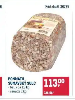 Makro Ponnath šumavský sulc nabídka