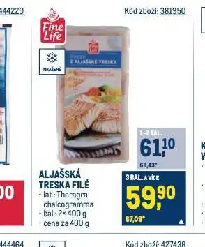 Makro Aljašské treska filé nabídka