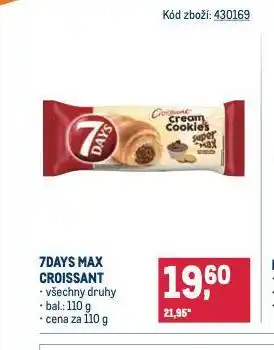 Makro 7days croissant nabídka