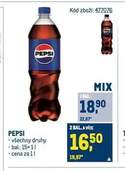 Makro Pepsi nabídka