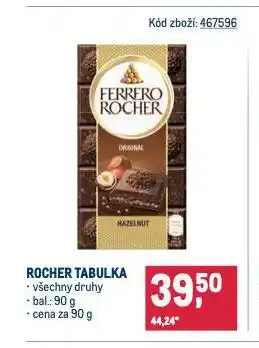 Makro Ferrero tabulka nabídka