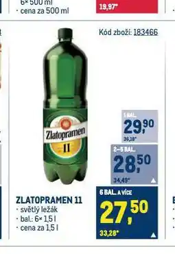 Makro Pivo zlatopramen nabídka