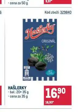 Makro Hašlerky nabídka