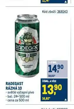 Makro Pivo radegast nabídka