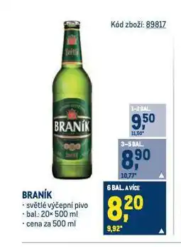 Makro Pivo braník nabídka