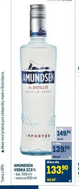 Makro Amundsen vodka nabídka