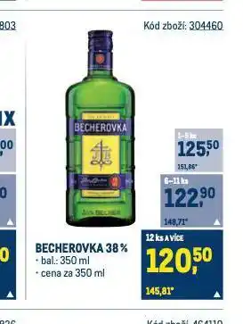 Makro Becherovka nabídka