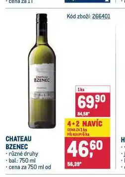 Makro Chateau valtice nabídka