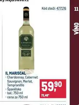 Makro Il mariscal tempranillo nabídka